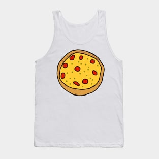 Food Thin Crust Pizza Tank Top